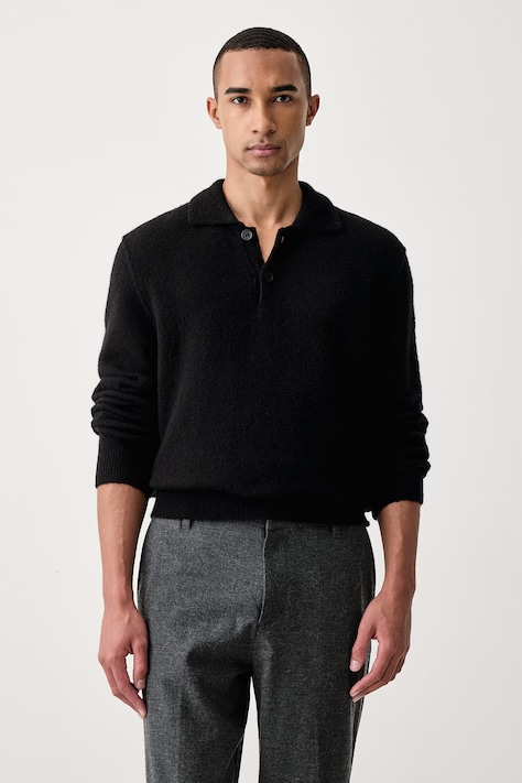 Marc O'Polo Sweter męski z wełną czarny 5000012484