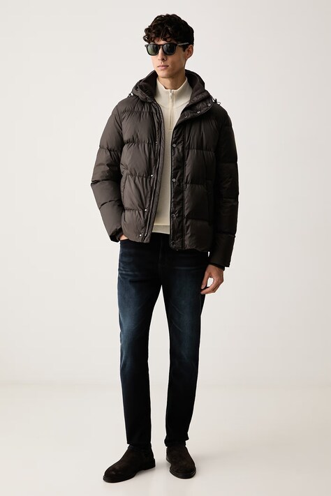 BOSS гольф чоловічий вовняний H-Hemarlo — AW26-SWMZKW, бежевий — фото 2