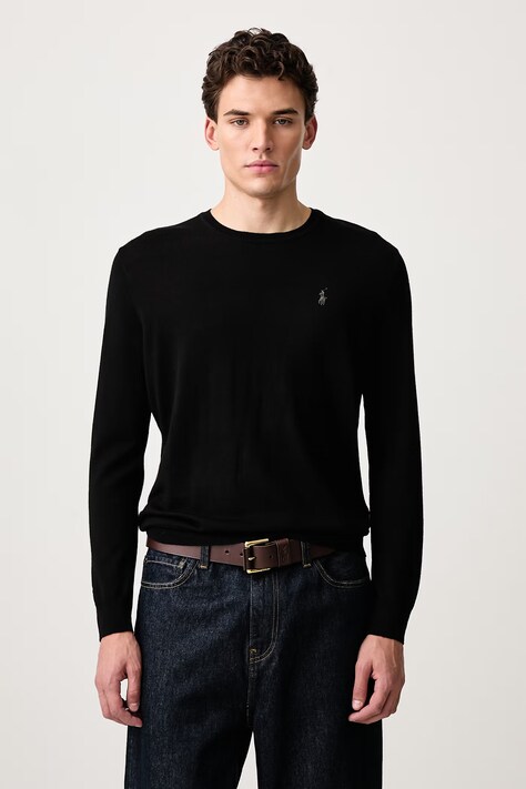 Polo Ralph Lauren Sweter męski wełniany czarny 710954589