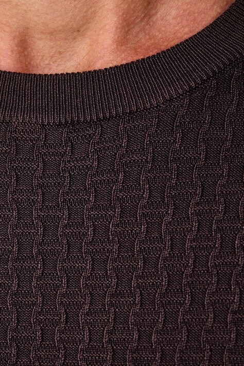 Armani Exchange Sweter męski z wiskozą czarny XM002988 AF10454