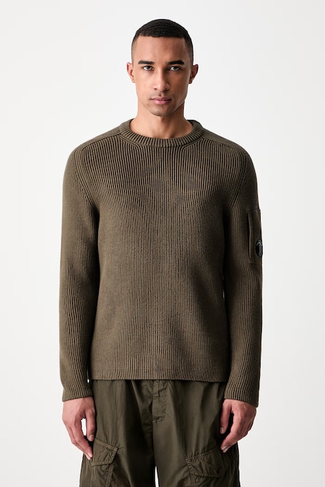 C.P. Company sweter męski zielony 21CMKN101A006608A