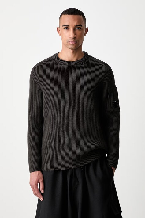 C.P. Company sweter męski szary 21CMKN101A006608A