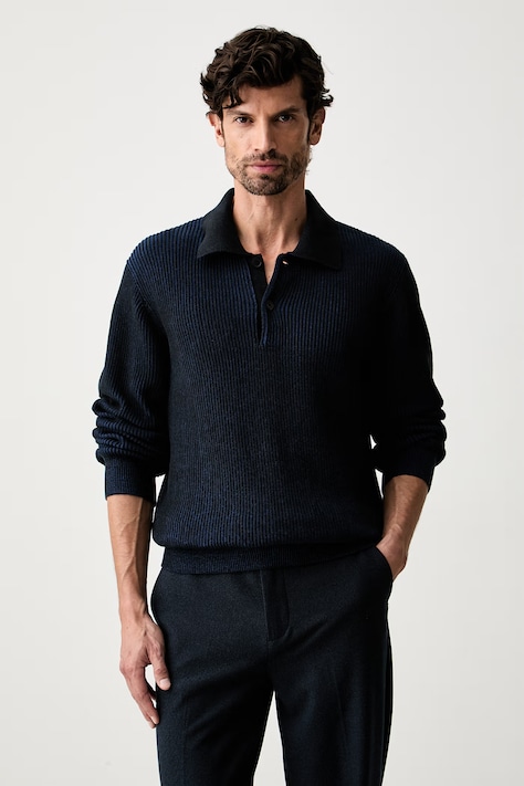 Calvin Klein sveter pánsky bavlnený modrý LV04LH306G