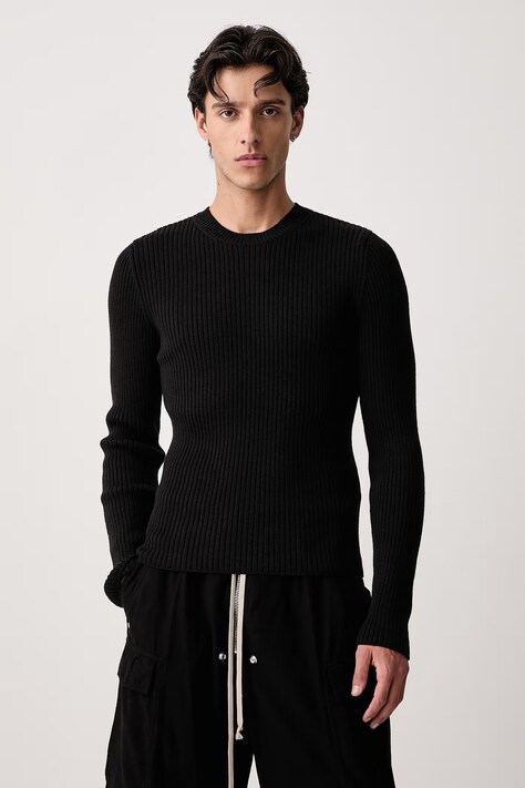 Our Legacy Sweter wełniany męski czarny M4263CB