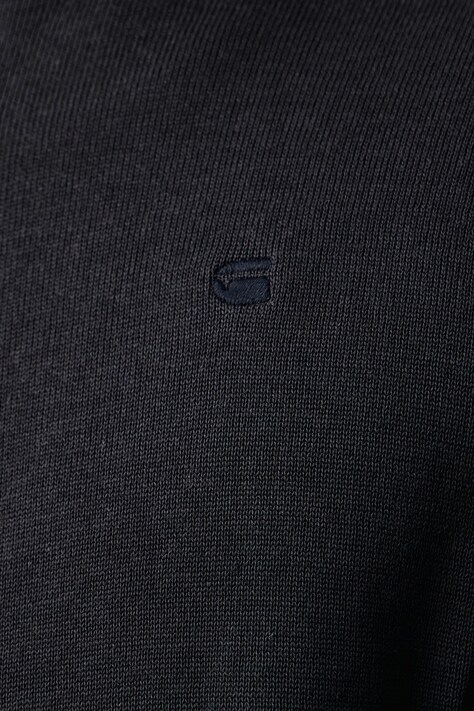 G-Star Ζακέτα ανδρική με βαμβάκι Core refined full zip σκούρα μπλε D31309-E813