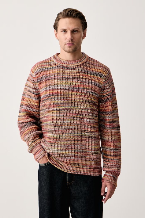 Les Deux Sweter męski z bawełną multicolor 1002186