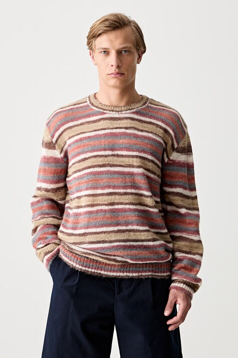 A.P.C. Pull Hector pulover s vunom narančasti WPABG.H23504