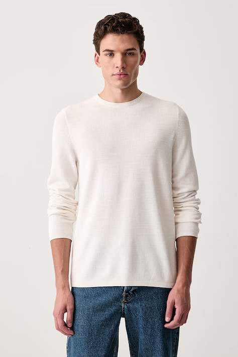 Marc O'Polo Sweter męski bawełniany beżowy 5000014217