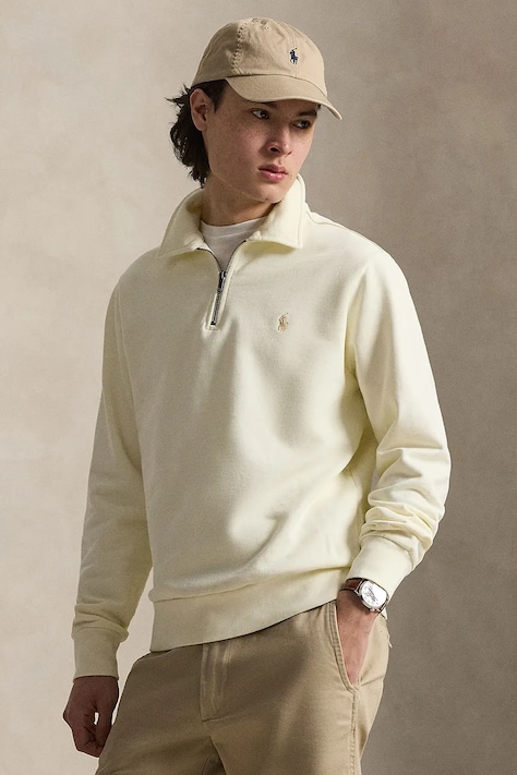 Polo Ralph Lauren sweter męski bawełniany beżowy 710B18911
