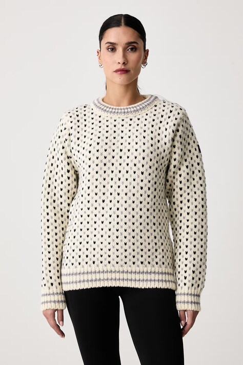 Devold Sweter wełniany Nordsjo Two-Tone beżowy PDTC.341.550.B