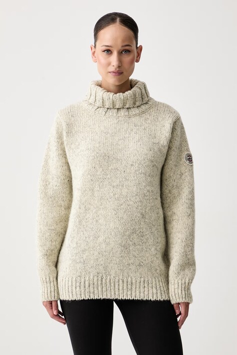 Devold Sweter wełniany Nansen Wool beżowy PDTC.386.392.S