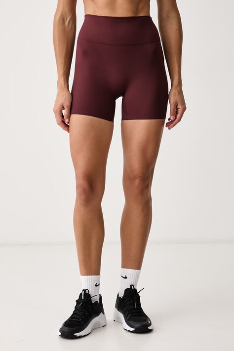 Nike Szorty do jogi damskie Zenvy brązowe high waist II5209.658