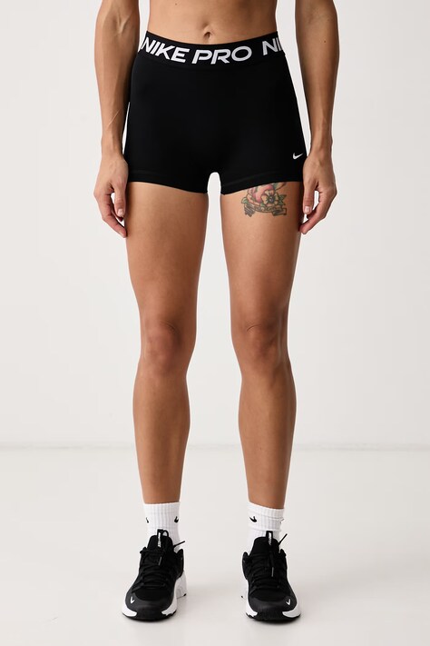 Nike Szorty sportowe damskie Nike Pro czarne regular waist IQ1037.010