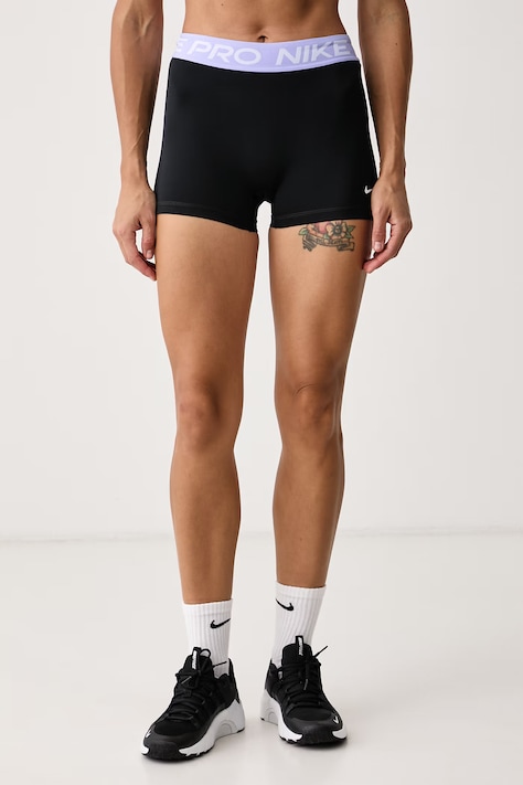 Nike Szorty sportowe damskie Nike Pro czarne regular waist IQ1037.023
