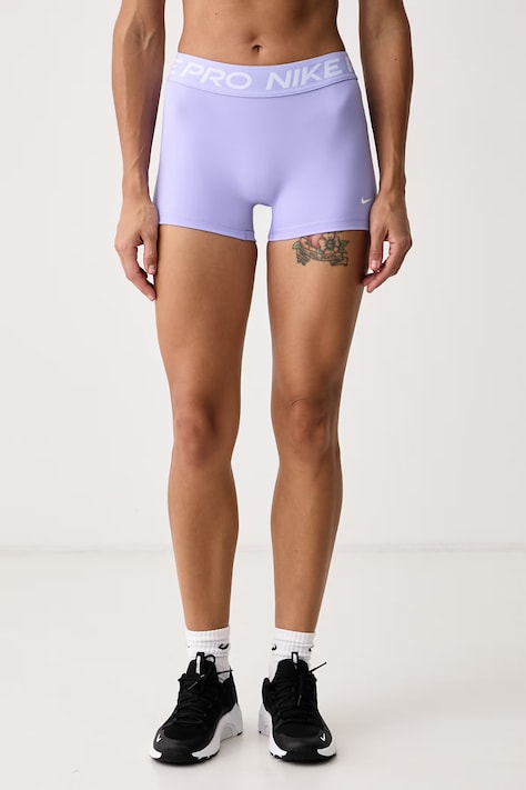 Nike Szorty sportowe damskie Nike Pro fioletowe high waist IQ1037.580