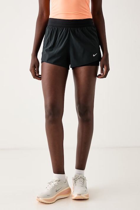 Nike Спортивні шорти жіночі Swift Dri-FIT 2in1 чорні high waist HJ5376.010