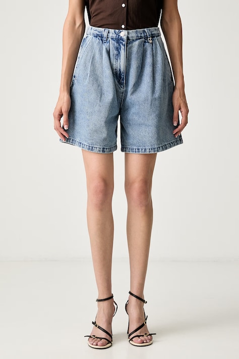 Morgan szorty damskie jeansowe niebieskie high waist SHAPLI