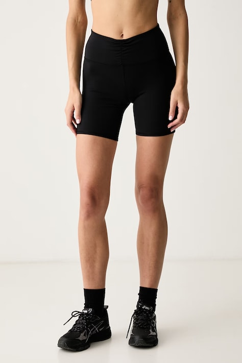 Skechers Kolarki damskie GOFLEX czarne high waist SH175