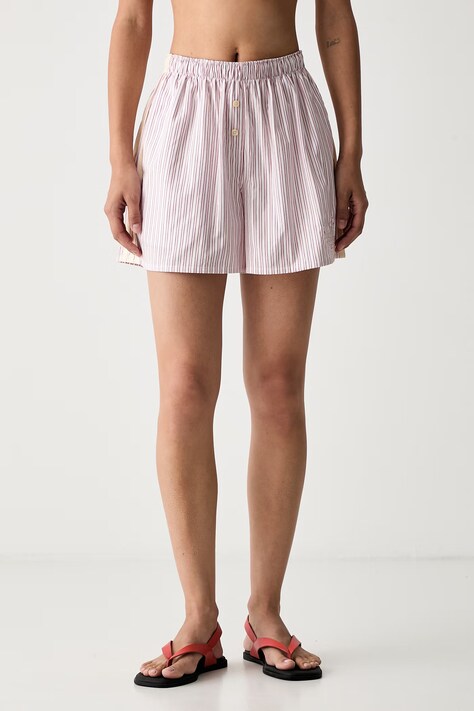 adidas Originals szorty damskie różowe regular waist KT8006
