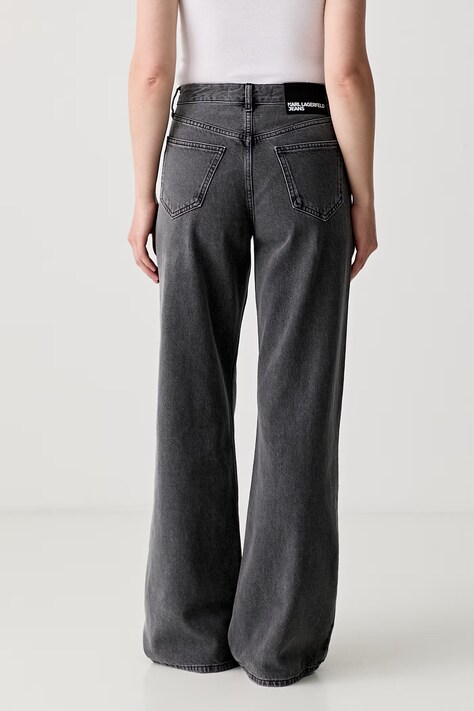 Karl Lagerfeld Jeans джинси relaxed fit жіночі — AW26-SZDZTP, сірий — фото 3