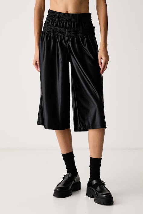 adidas Originals Szorty dresowe damskie Adibreak czarne high waist KS9147