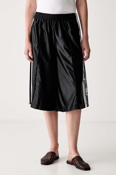 adidas Originals szorty dresowe damskie Adibreak czarne high waist KQ6425