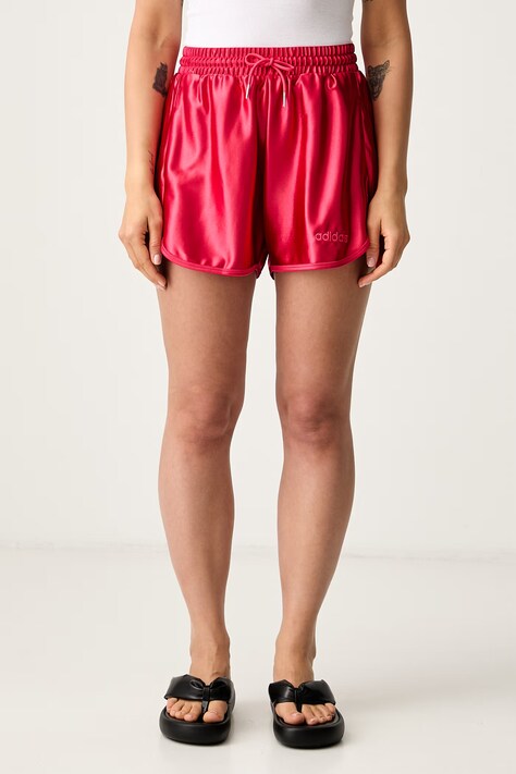 adidas szorty damskie Satin Pack czerwone high waist KS7928