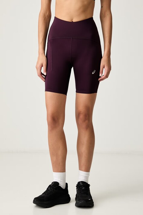 Asics kolarki damskie ROAD HIGH WAIST 8IN SPRINTER fioletowe high waist 2012C967.500