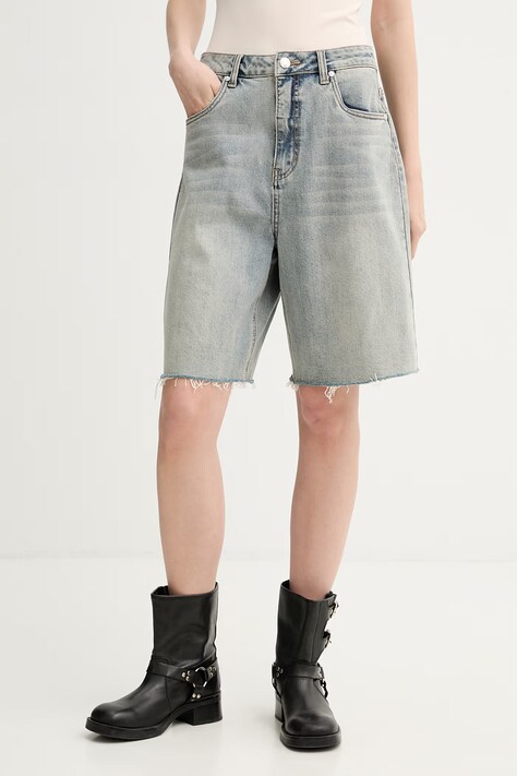 Gestuz szorty damskie jeansowe GZnoma niebieskie high waist 10911186