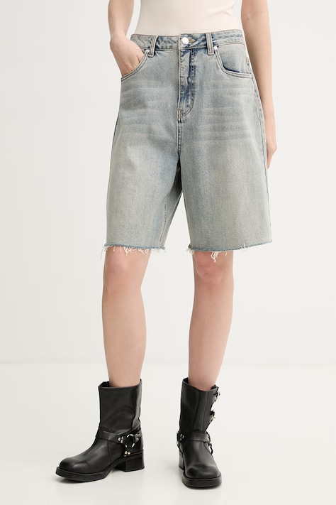 Gestuz szorty damskie jeansowe GZnoma niebieskie high waist 10911186