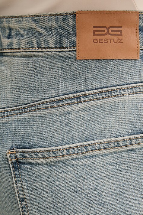 Gestuz шорти жіночі джинсові GZnoma — AW26-SZDZZY, блакитний — фото 4