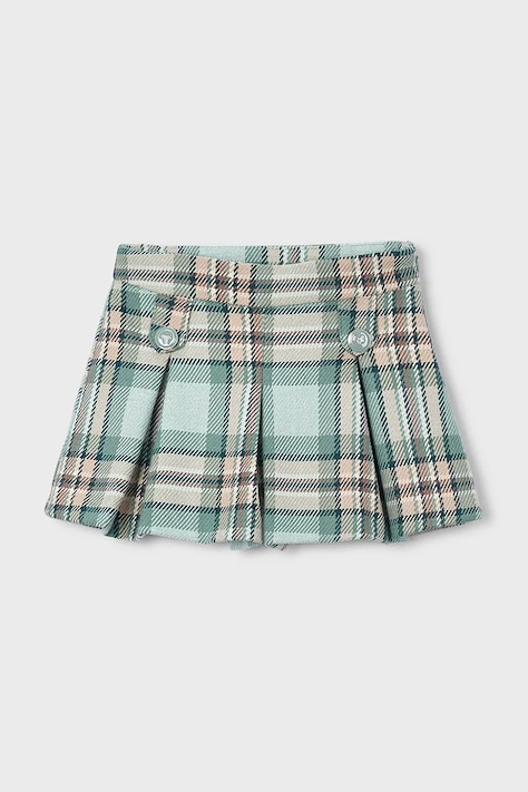 Mayoral spódnicospodnie dziecięce z bawełną turkusowe high waist 4229