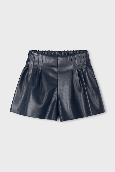 Mayoral шорты для детей тёмно-синие high waist 4227