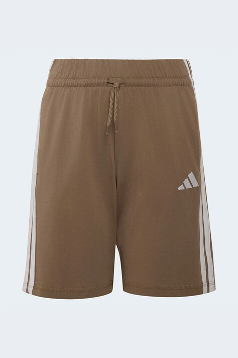 adidas teplákové šortky detské bavlnené béžové regular waist KQ7800