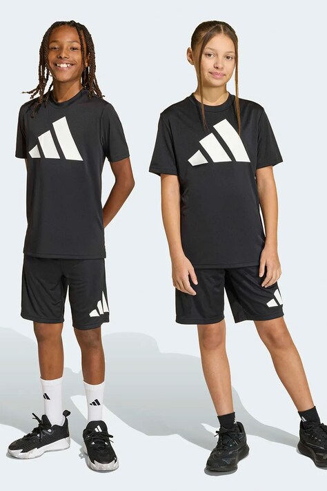 adidas šortky detské čierne regular waist KB2865