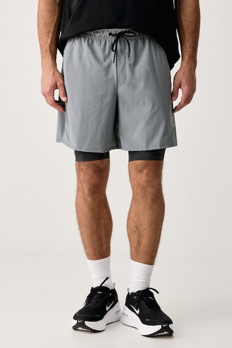 Nike Szorty sportowe męskie Unlimited Dri-FIT 2in1 szare regular waist DV9334.084