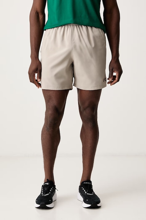 Under Armour Szorty sportowe męskie Vanish Woven beżowe regular waist 6009865.203