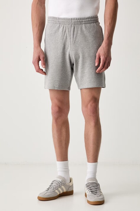 adidas Originals szorty dresowe męskie bawełniane Essentials szare regular waist KT2463