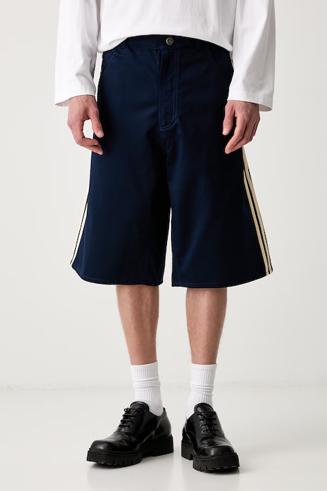 adidas Originals szorty męskie bawełniane Firebird granatowe KR7234