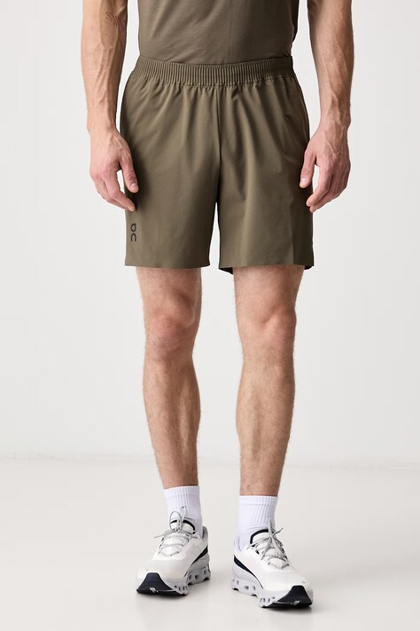 On Szorty sportowe męskie Focus zielone regular waist 1MF11194966