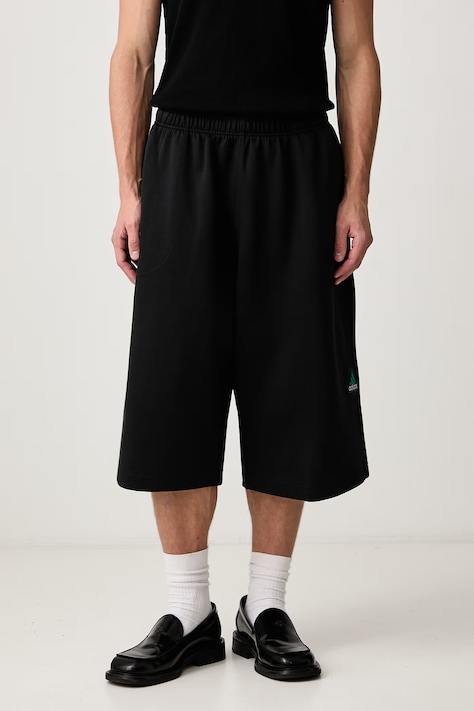 adidas Originals Spacer sweat shorts with cotton Men's black regular waist KT2545