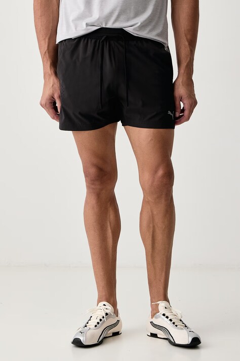 Puma Szorty sportowe męskie PWRmode czarne regular waist 528406