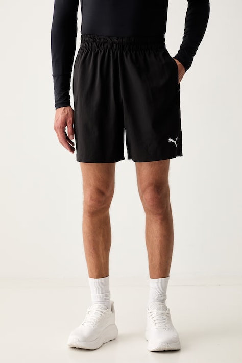 Puma szorty sportowe męskie Foundations Woven czarne regular waist 528046