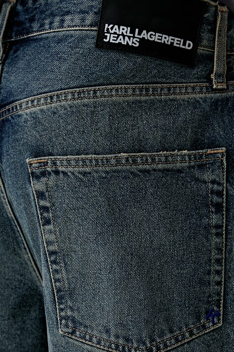 Karl Lagerfeld Jeans шорти чоловічі джинсові — AW26-SZMZW6, блакитний — фото 4