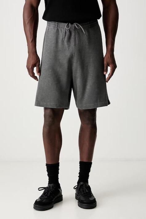 Carhartt WIP Harper Sweat szorty bawełniane męskie czarne regular waist I036898