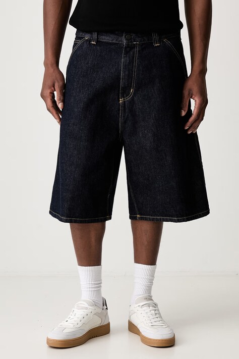 Carhartt WIP OG Single Knee szorty jeansowe męskie niebieskie regular waist I037020