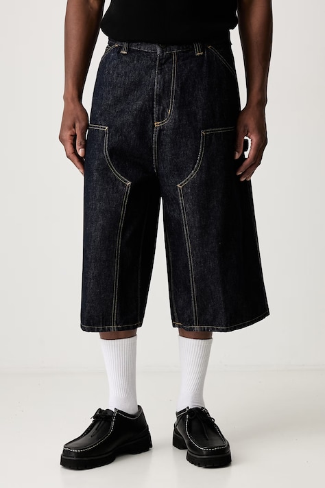 Carhartt WIP OG Double Knee shorts denim Men's blue regular waist I037493