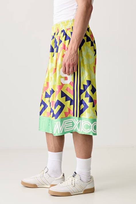 adidas Originals x Willy Chavarria szorty męskie żółte regular waist KU7804
