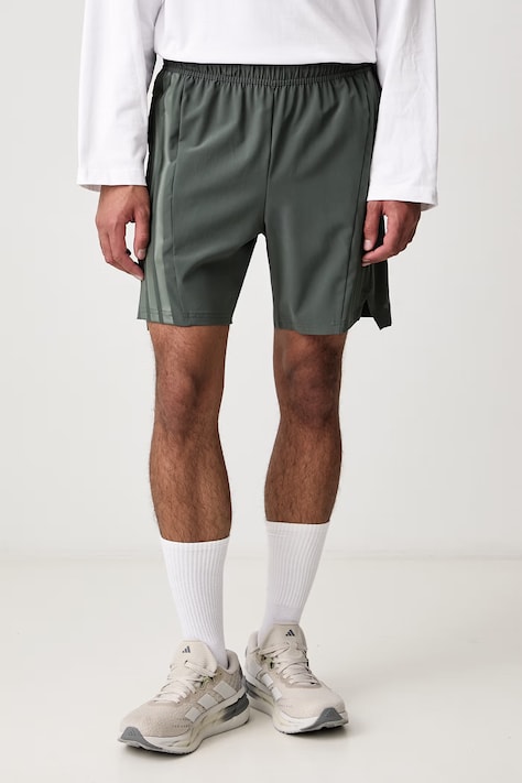 adidas Performance Szorty sportowe męskie D4T Workout zielone regular waist KS6377