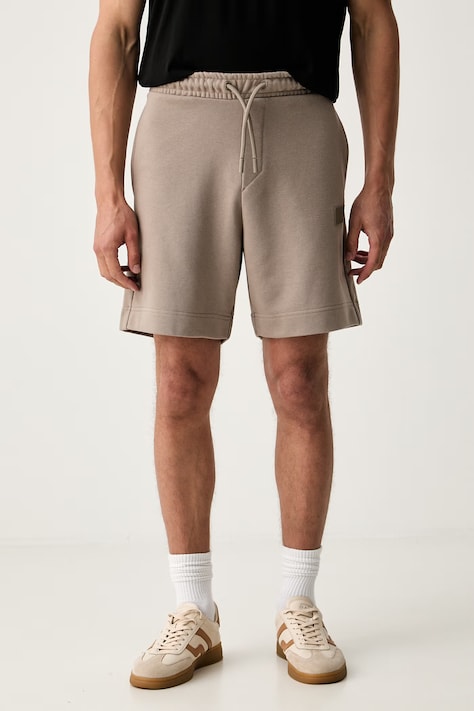 BOSS Green férfi melegítő pamuttal JT_Shorts zöld normál derék 50564105